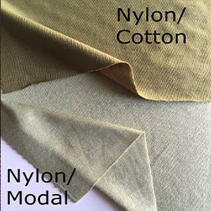 Single jersey 20% Nylon/80% Cotton, 20% Nylon/80% Modal