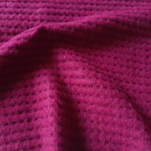 ITIV081940: 67.2%Poly/ 28.8% Viscose/ 4%Elast Waffle Jacquard P/D, 220 gsm, 135cm width